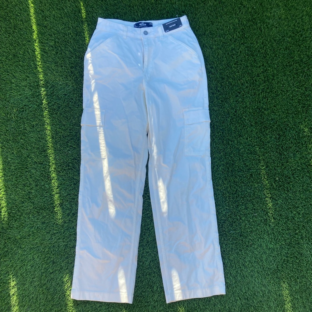 NWT, Hollister Cream High-Rise Dad Pant, Women’s Size 27R